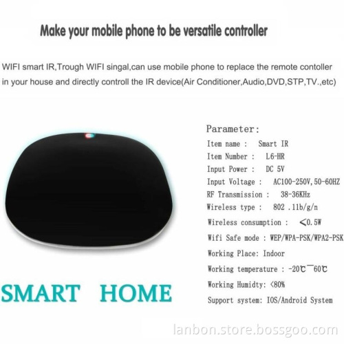 Smart home WIFI+IR, Intelligent Remote Control LANBON Smart Home